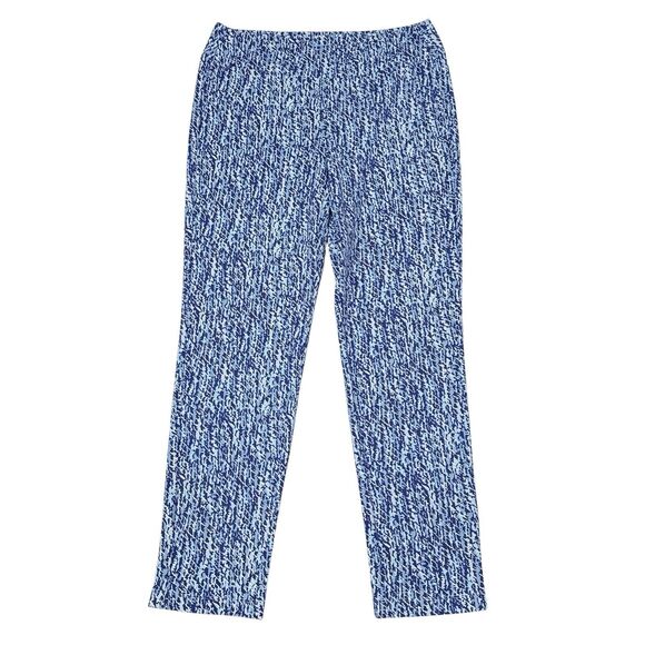 J. McLaughlin Pants Women’s Size Small Blue Slim Stretch Legging Preppy Vacation - Picture 1 of 8